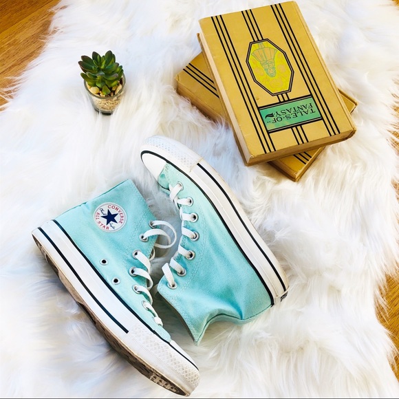 Converse Shoes - MINT HIGH TOP CONVERSE SNEAKERS